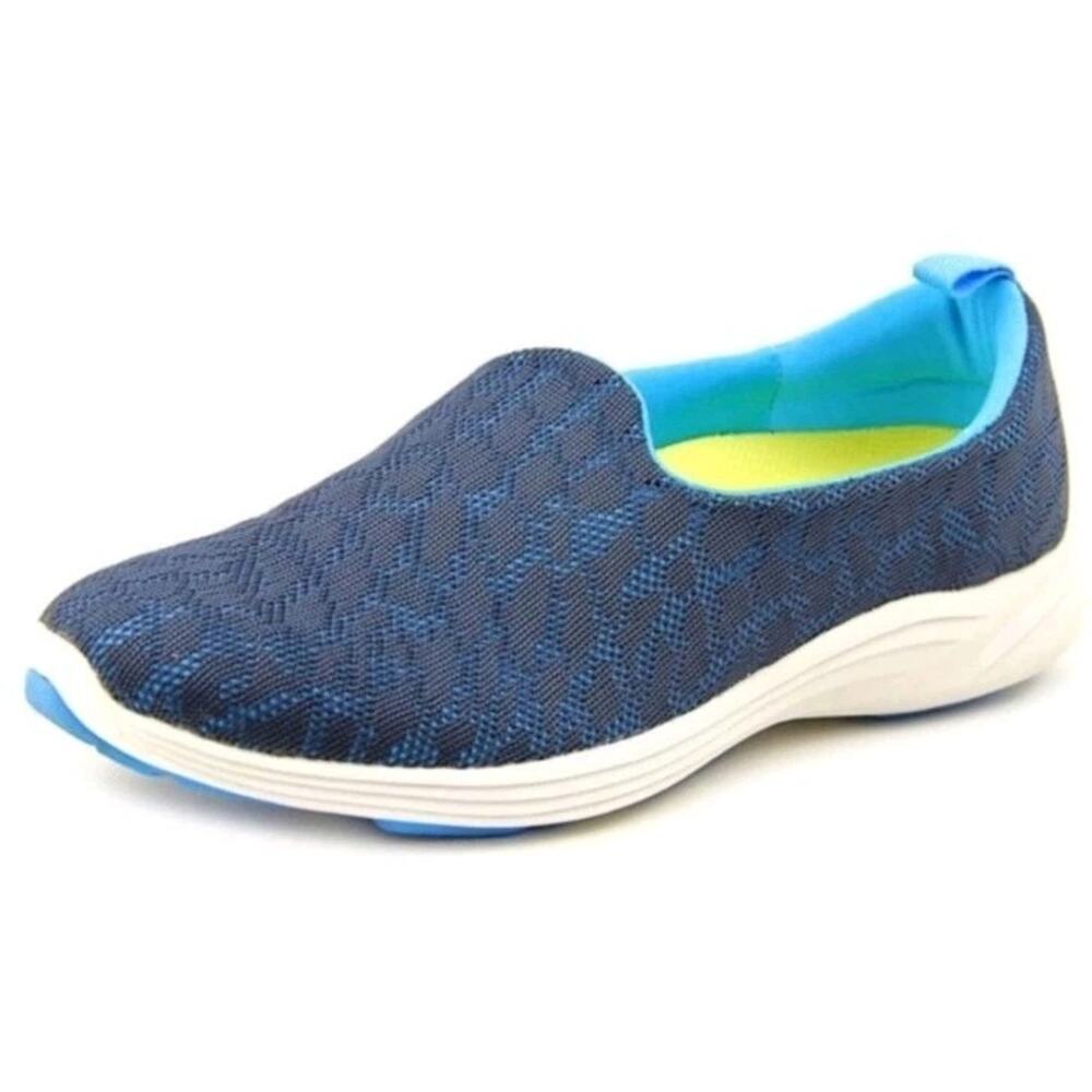 Vionic Sneaker Womens Blue Black Mesh Hydra Comfort Athletic Loafer Size 7